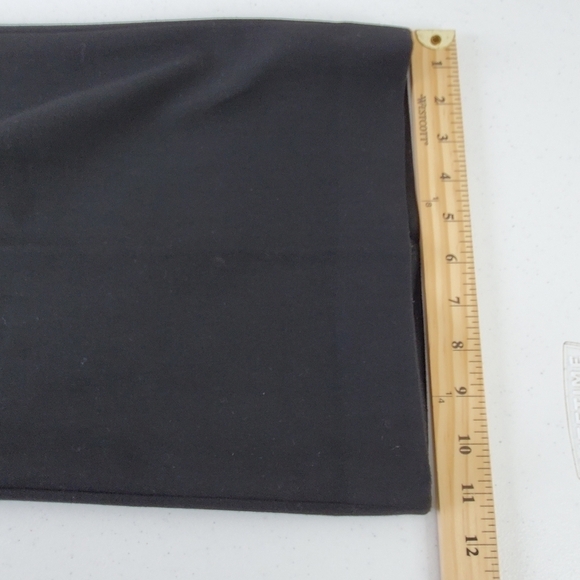 Talbots Wide Leg Hollywood Pants Size 16 Viscose Hi-Rise Black Trousers Career - Picture 9 of 14